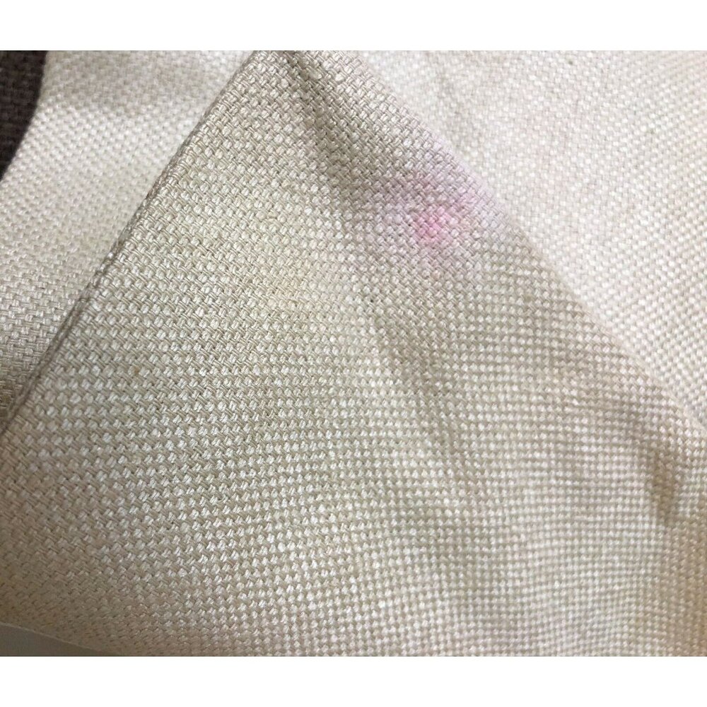 SFI Femme Pour Nordstrom Cream/Ivory Silk Blazer Two-Button Front sz S/M - Picture 10 of 12